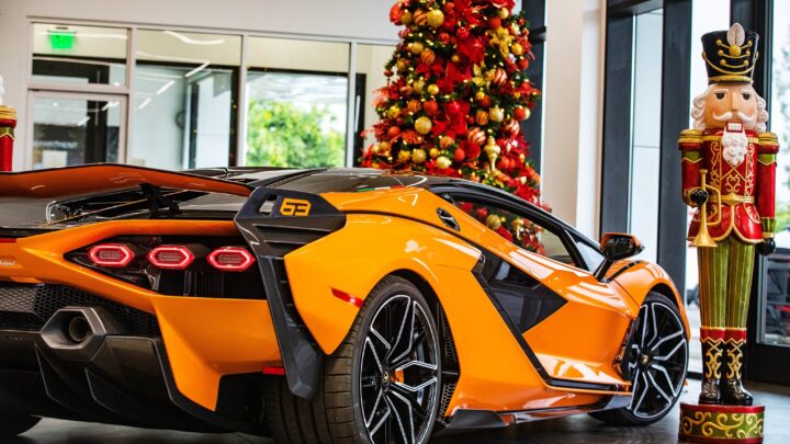 Как выглядит самый праздничный Lamborghini на 800 сил за три миллиона